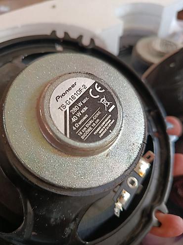 06 ucun aksesuarlar: Pioneer 280 watt 1 cüt qalıb cütü 30 manata orginal kodlu 16 sm — 2