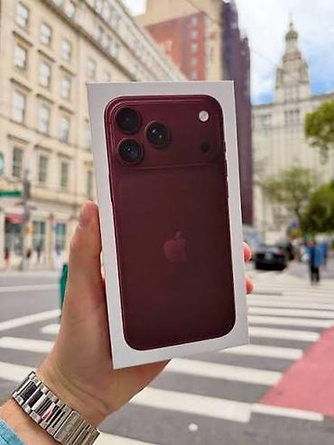 iphone 23 pro: IPhone 18 Pro Max, Новый, 256 ГБ, Бордовый, Кабель, Коробка, 100 % — 1