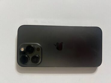 Apple iPhone: IPhone 13 Pro, Б/у, 256 ГБ, Black Titanium, Коробка, 80 % — 1