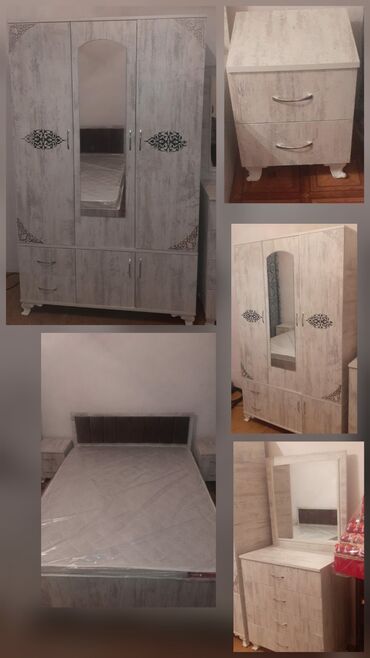 Dolablar: Yeni, Açılan, 3 qapılı Düz dolab, Qarderob, paltar dolabı, Azərbaycan — 5