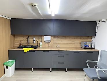 silver kitchen: Встроенная мебель для офиса и кухни в едином стиле - Комплект — 4