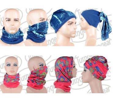 Головные уборы: Бафф флисовый зимний / Баффы зимние, супер длинные С флисовой — 7