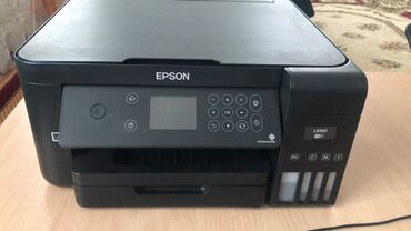 цветной принтер 3 в 1: Epson, МФУ Принтер-сканер и копер с WI-FI и Ethernet, L6160 модель 3 в