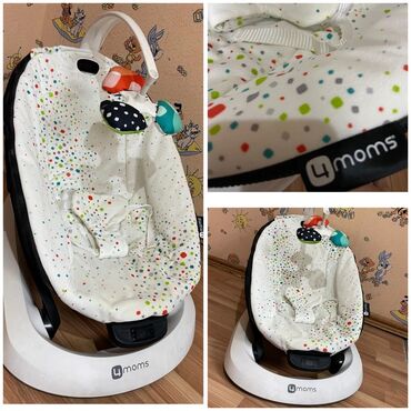 Uşaqlar üçün "4moms" markasına aid ağ rəngli bouncer. Bu bouncer