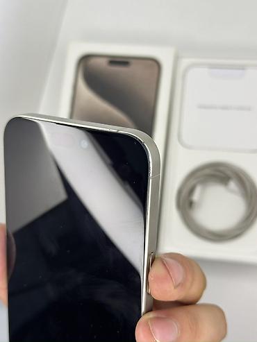 galaxy buds 2 pro бишкек: IPhone 15 Pro Max, Колдонулган, 256 ГБ, Natural Titanium, Кабель, Куту, 86 % — 8