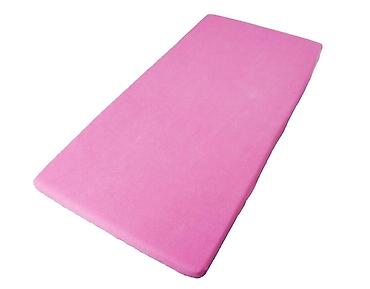 mini maltezer slike: Frotirski čaršav 140×70 cm – roze - Mek i udoban elastični frotir - — 1