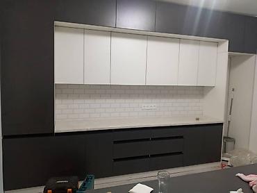 Кухонные гарнитуры: Кухонный гарнитур, Новый, цвет - Серый, ДСП, Бесплатная доставка — 39