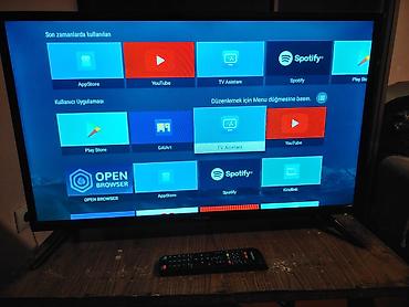 ТВ и видео: Ficher HAS 32D20 model 32 düym Smart LED televizor satılır. Televizor — 1