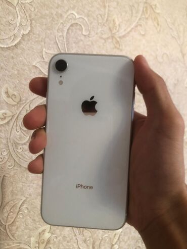 iphone xr 128gb цена: IPhone Xr, Колдонулган, 64 ГБ, Ак, Каптама, 84 %