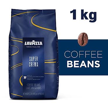 мед: Lavazza Super Crema – qəhvə Coffee dənələri, 1 kq — 3