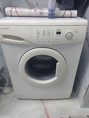 samsung was end: Paltaryuyan maşın Samsung, 5 kq, İşlənmiş, Qurutmasız, Kredit yoxdur, Ünvandan götürmə — 1