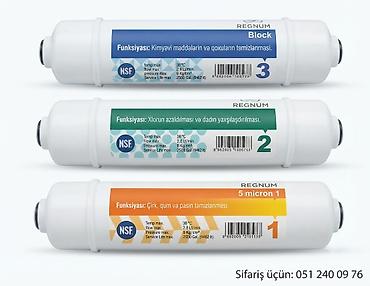 Техника для кухни: Üçmərhələli su filtri kasetləri – REGNUM (NSF sertifikatlı) — 2