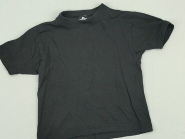 czarna koszula dziecięca: Koszulka, 3-4 lat, 98-104 cm, stan - Dobry