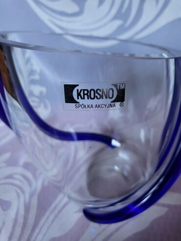 Ostali kućni dekor: Vaza nova,kristal,rucni rad,duvana usnama. Krasno Poljska. 80te — 10