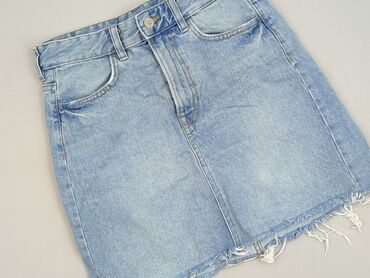 spódnice plisowane niebieska: Denim, Women`s skirt, size S