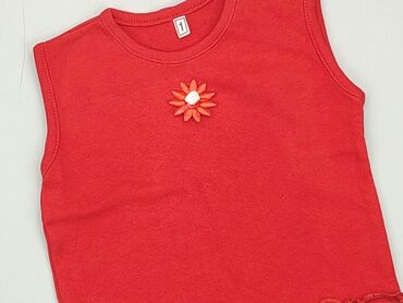 pomaranczowa letnia sukienka: T-shirt, 9-12 months, condition - Very good