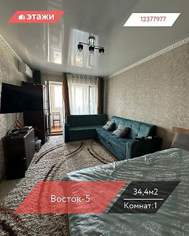 Продажа квартир: 1 комната, 34 м², 5 этаж — 1