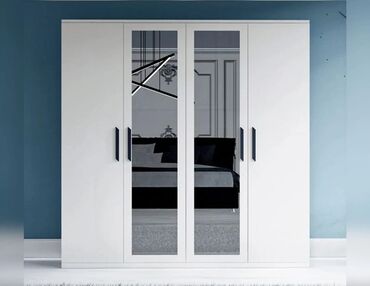 Sifarişlə dolablar: Düz dolab, Yataq otağı üçün, Paltar üçün, Açılan, Korpuslu, 4 qapılı — 5