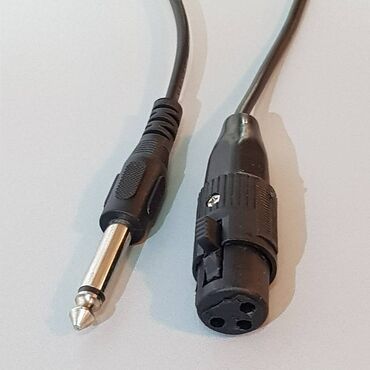 kvm переключатели smb kvm кабели: Кабель микрофонный XLR 3pin (female) to 6.35 Jack (male)