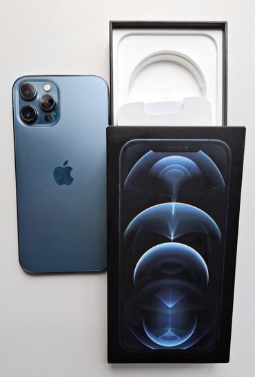 mi max 2: IPhone 12 Pro Max, 256 GB, Pacific Blue, Simsiz şarj, Face ID