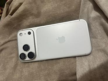 iphone xa: IPhone 17 Pro Max, Б/у, 256 ГБ, Серебристый, Защитное стекло, Чехол, Кабель, 100 % — 1