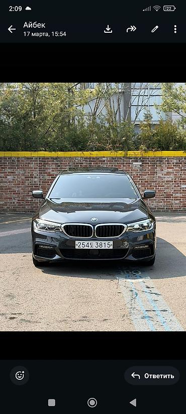 бмв 520d: BMW 5 series: 2019 г., 2 л, Автомат, Дизель, Седан — 2