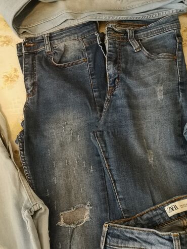 Pantalone: M, Visok struk, Ravne nogavice — 20