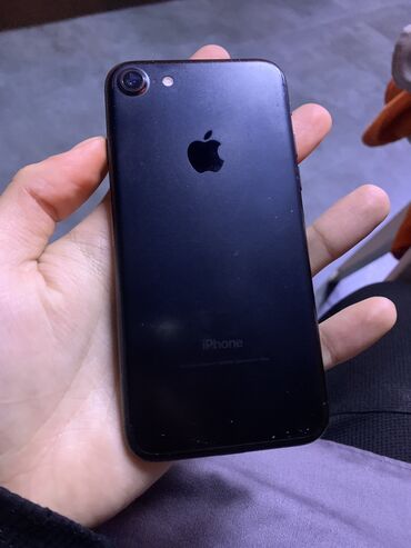 ремонт айфон бишкек: IPhone 7, Б/у, 128 ГБ, Черный, 100 %