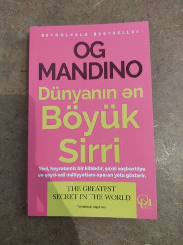 Kitablar, jurnallar, CD, DVD: Qiymət : 4 AZN 
Yenidir, Çatdırılma - 28 May 🆘 yanı