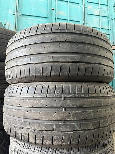 фии: Шины 255 / 45 / R 19, Лето, Б/у, Пара, Легковые, Hankook — 1