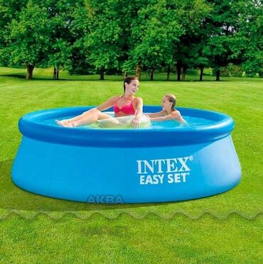 сдаю бассейн: Надувные бассейны/Надувной бассейн INTEX/круглый/Easy Set Надувной