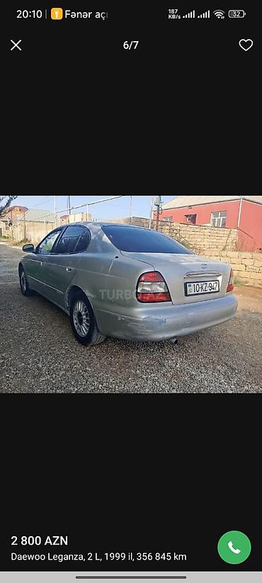 nexia daewoo: Daewoo Leganza: 2 l | 1999 il Sedan — 1