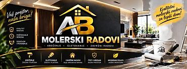 AB Molerski radovi – krečenje, gletovanje i završni radovi - na lalafo.rs AB Molerski radovi – krečenje, gletovanje i završni radovi -