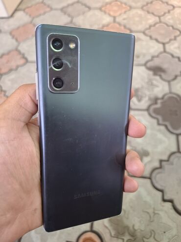 продажа телефона: Samsung Galaxy Note20, Колдонулган, 256 ГБ, түсү - Кара, 1 SIM, 2 SIM, eSIM