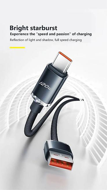 Žičani punjači za telefone: Super Brzi Punjač mobilnog telefona 120W! Super Brzi novi USB — 12