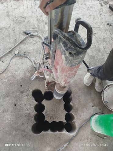 Beton işləri: Beton kəsmə beton deşmə xidməti Karot - HILTI DD 200 / 350 ilə 25 ° — 7