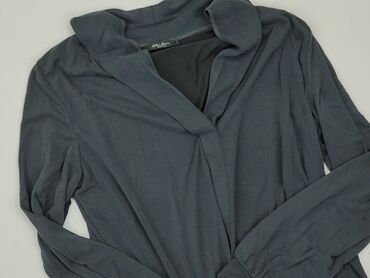 czarne bluzki z długim rękawem zara: Blouse, Mohito, L (EU 40), condition - Very good