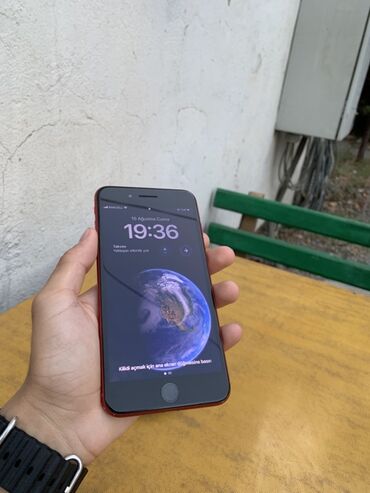 планшет discover note 13 plus: IPhone 8 Plus, 64 GB, Qırmızı, Barmaq izi
