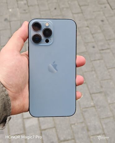 iphone 12 pro ağ: IPhone 13 Pro Max, 128 GB, Sierra Blue, Zəmanət