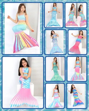 Kupaći kostimi: 🧜🏼‍♀️ Sirena trodelni kupaći kostimi 🥰 Veličine od 2 do 14 godina — 2