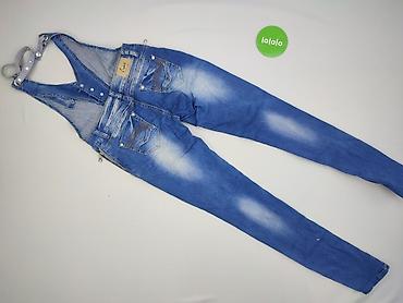 jeansy drill: Ogrodniczki damskie, rozmiar S — 3