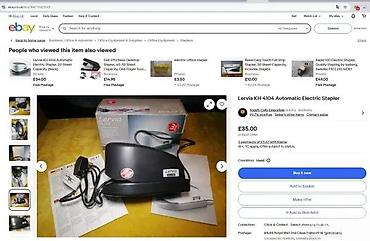 Heftalice: Lervia KH 4104 – automatska električna heftalica - Električno — 2