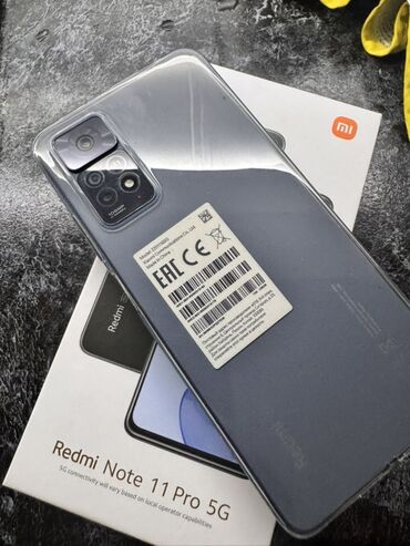 Redmi: Redmi, Redmi Note 11 Pro, Б/у, 128 ГБ, цвет - Серый, 2 SIM