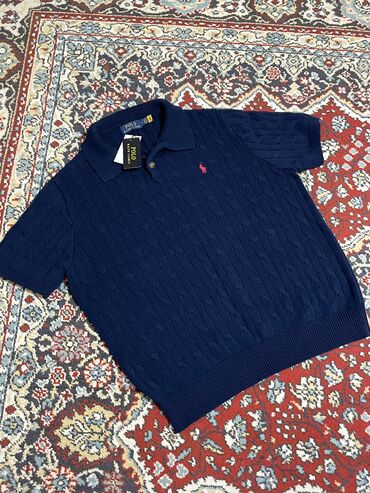 эпл вотч последняя модель цена бишкек: Мужская футболка, M (EU 38), Polo Ralph Lauren, Новый, цвет - Синий, Самовывоз, Платная доставка