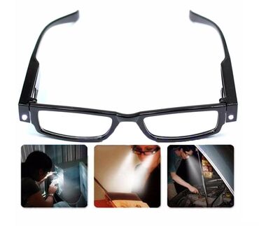 Personal Items: Nove lupa naočare sa uveličanjem 2,5x imaju LED svetlo u oba ćoška
