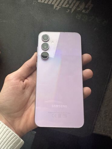 samsun a300: Samsung Galaxy A55, 128 GB, rəng - Bənövşəyi, Zəmanət, Barmaq izi, Face ID