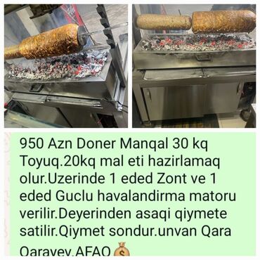 Dönər aparatları: Manqal, köz dönəri