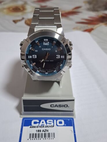 Qol saatları: Qol saatı, Casio, rəng - Gümüşü — 9