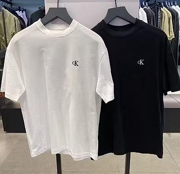 Мужская футболка, 2XL, Calvin Klein, Новый, цвет - Белый, Самовывоз