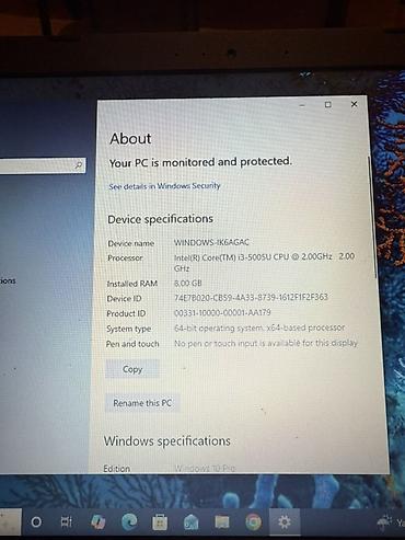 acer nitro 1: İşlənmiş ASUS 15.6 ", Intel Core i3, 512 GB — 6